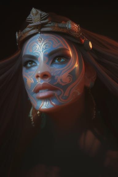 Maori Thunder Goddess Concept Art