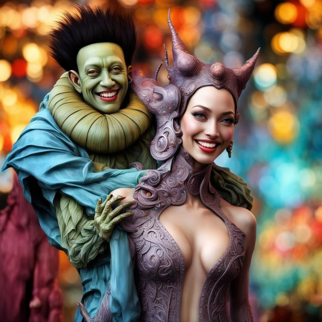 Surreal Photorealistic Portraits of Complex Aliens in Stunni...