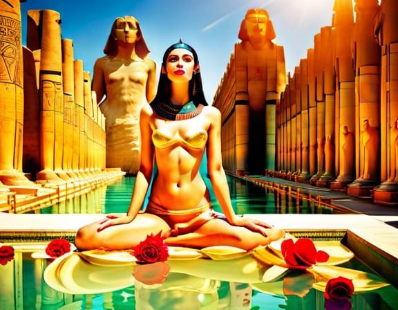 Ancient Egypt, Cleopatra tries a little meditation