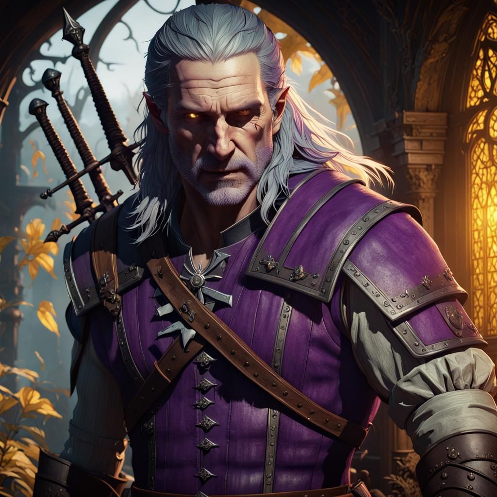 Witcher Dark Fantasy Concept Art in 8k