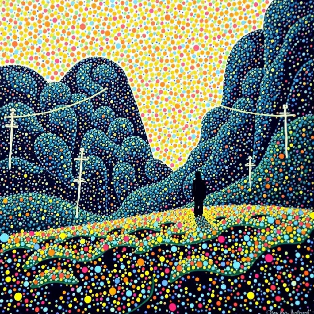 Pointillist Vision of Humanity's Future