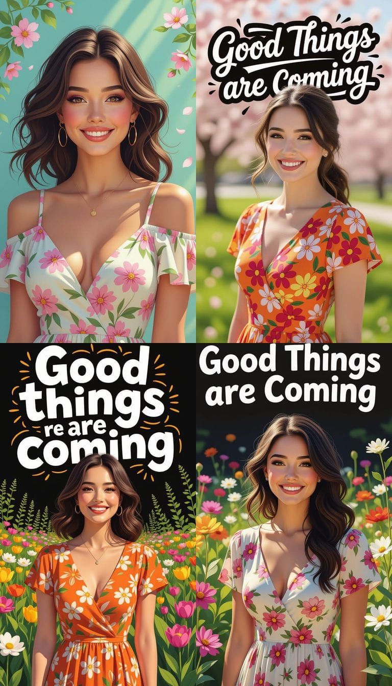 Good Things Are Coming in Playful Font