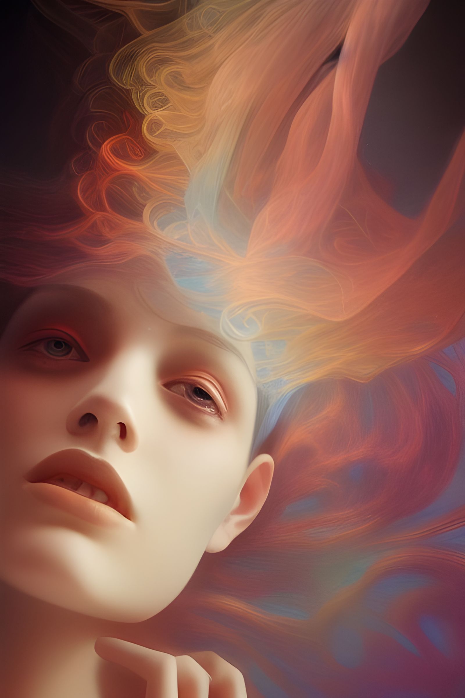Ethereal Mindscape: A Hyperrealistic Digital Illustration