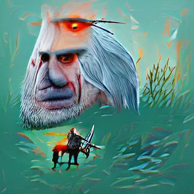 Witcher Fantasy Scene