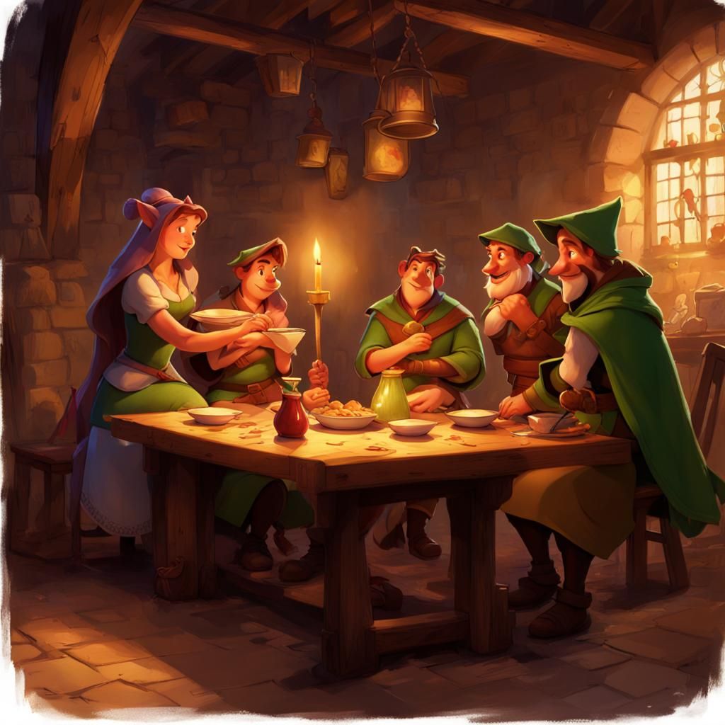 Maid Marian meets the Merry Men