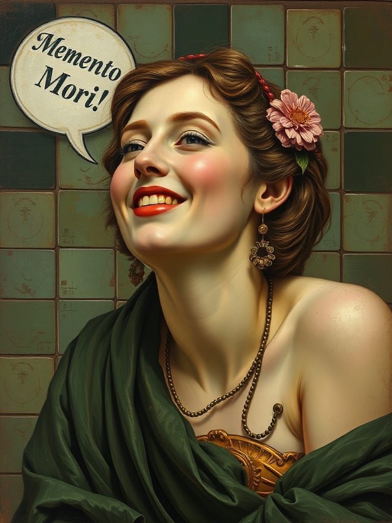 Ancient Stoic Sage Radiates Inner Peace