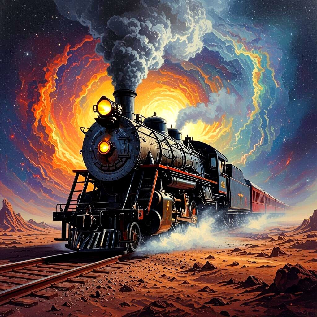 Enjoy a Train-Ride to the Stars on our new Blackhole Express...