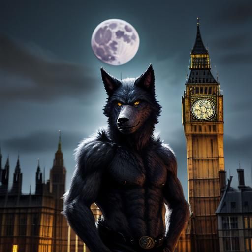 Werewolf and Friends in London, Hyperrealistic