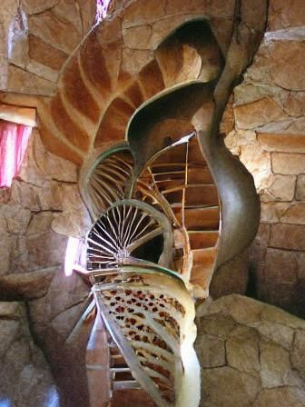 AI-Generated Spiral Staircase Design
