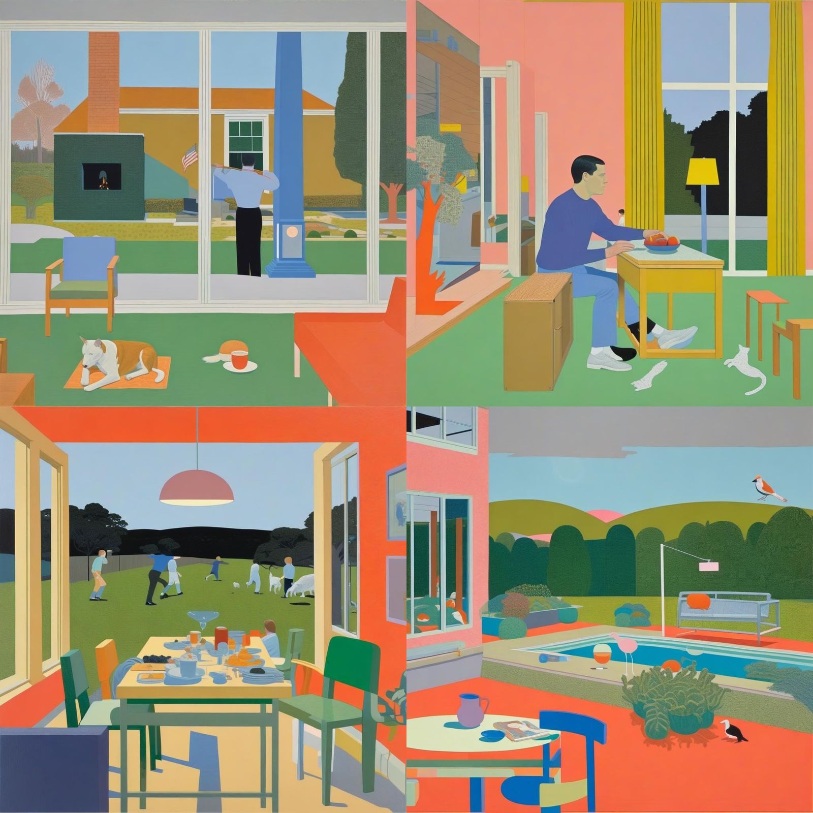 Visual Storytelling Art Inspired by Richard McGuire