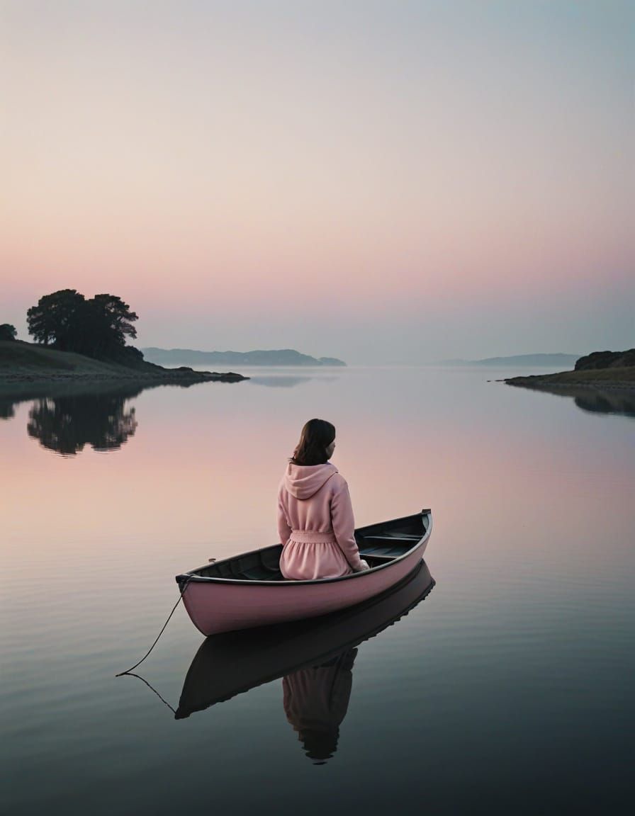 Surreal Fashion Portrait in Soft Focus