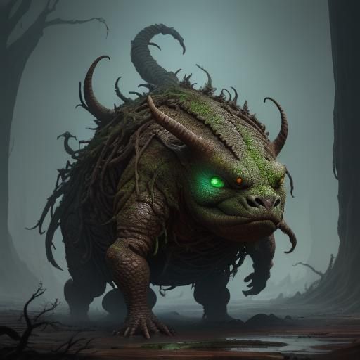 Potato Creature Concept Art in Unreal Engine 5 Style