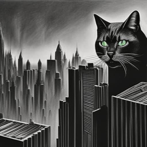 Post-Apocalyptic Cat: Max Ernst Concept Art