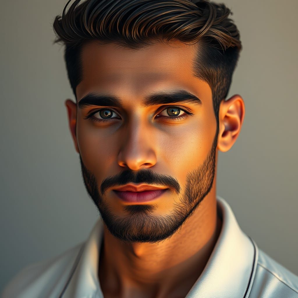Dubai Man Portrait: Middle Eastern Prince Aesthetic
