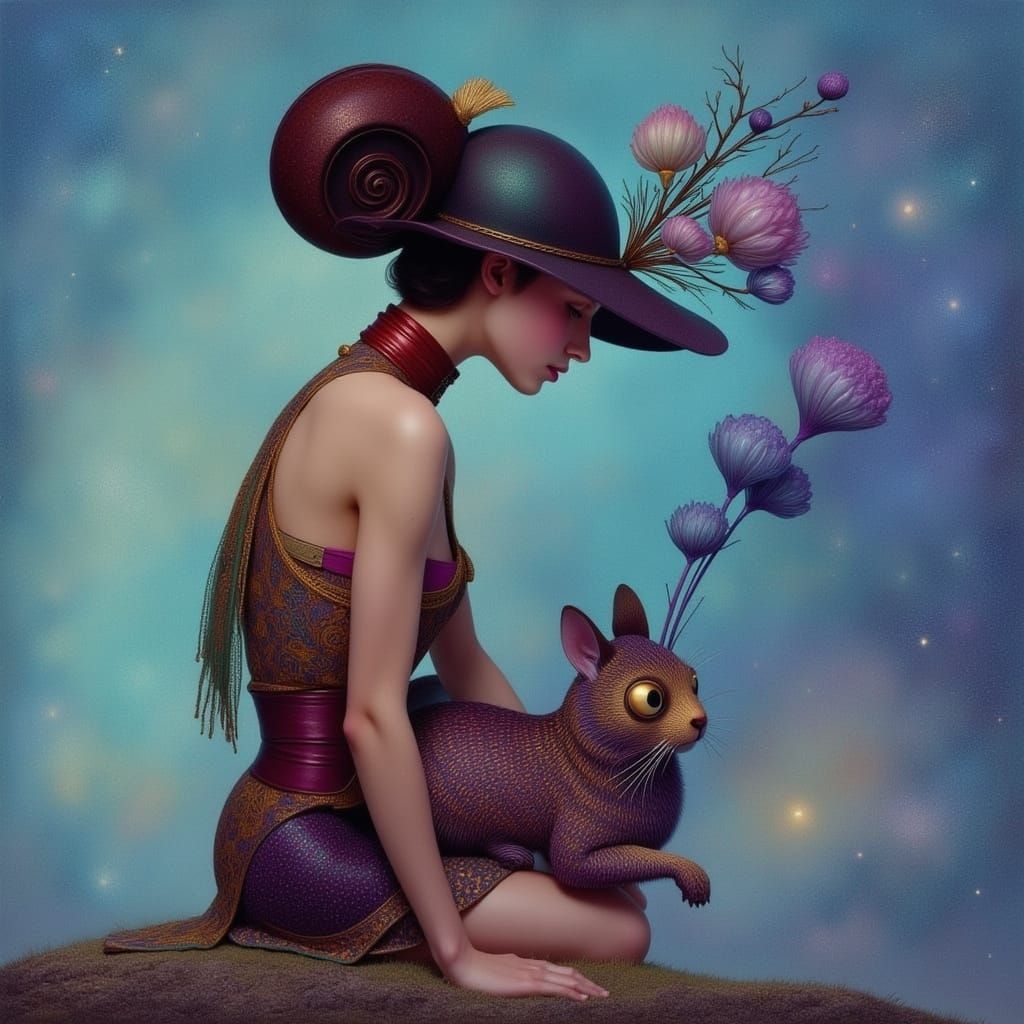 Iridescent Cicada Song: A Shimmering Insect Portrait