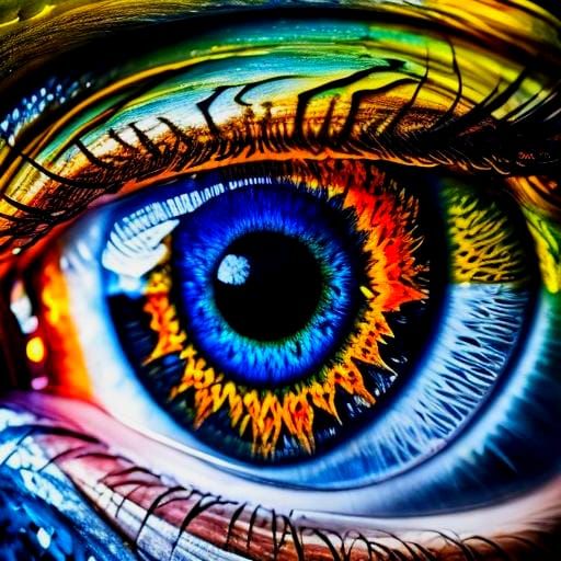 Colorful Eye Reflecting Butterflies and Moths