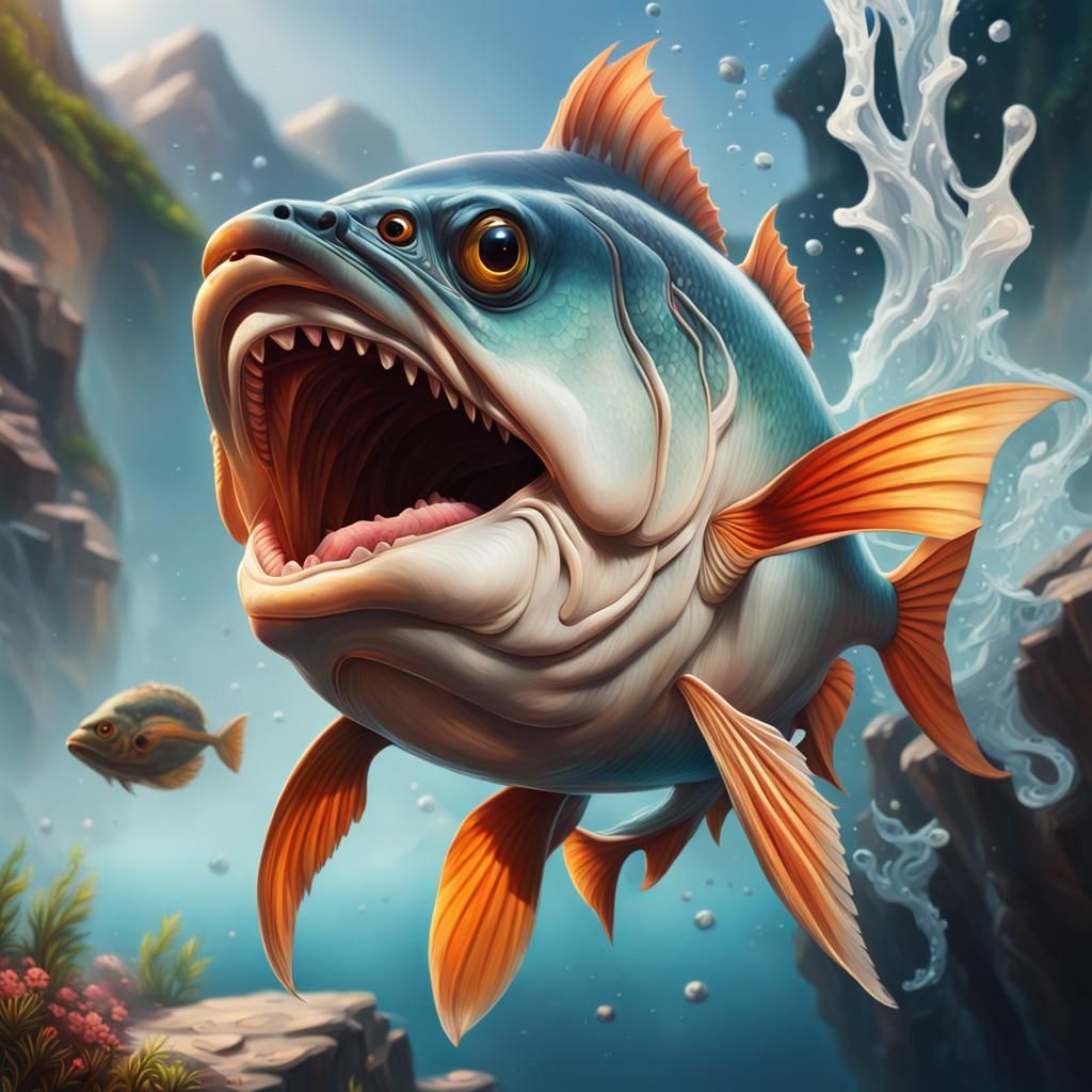 Hyperrealistic Splash Art Concept with Colorful Background