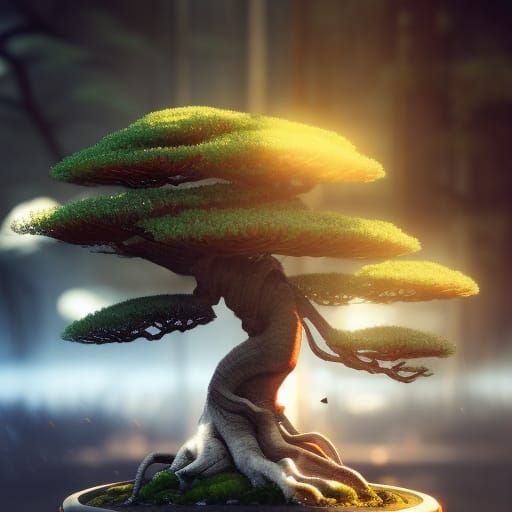 Yin Yang Bonsai: A Dark Fantasy Masterpiece