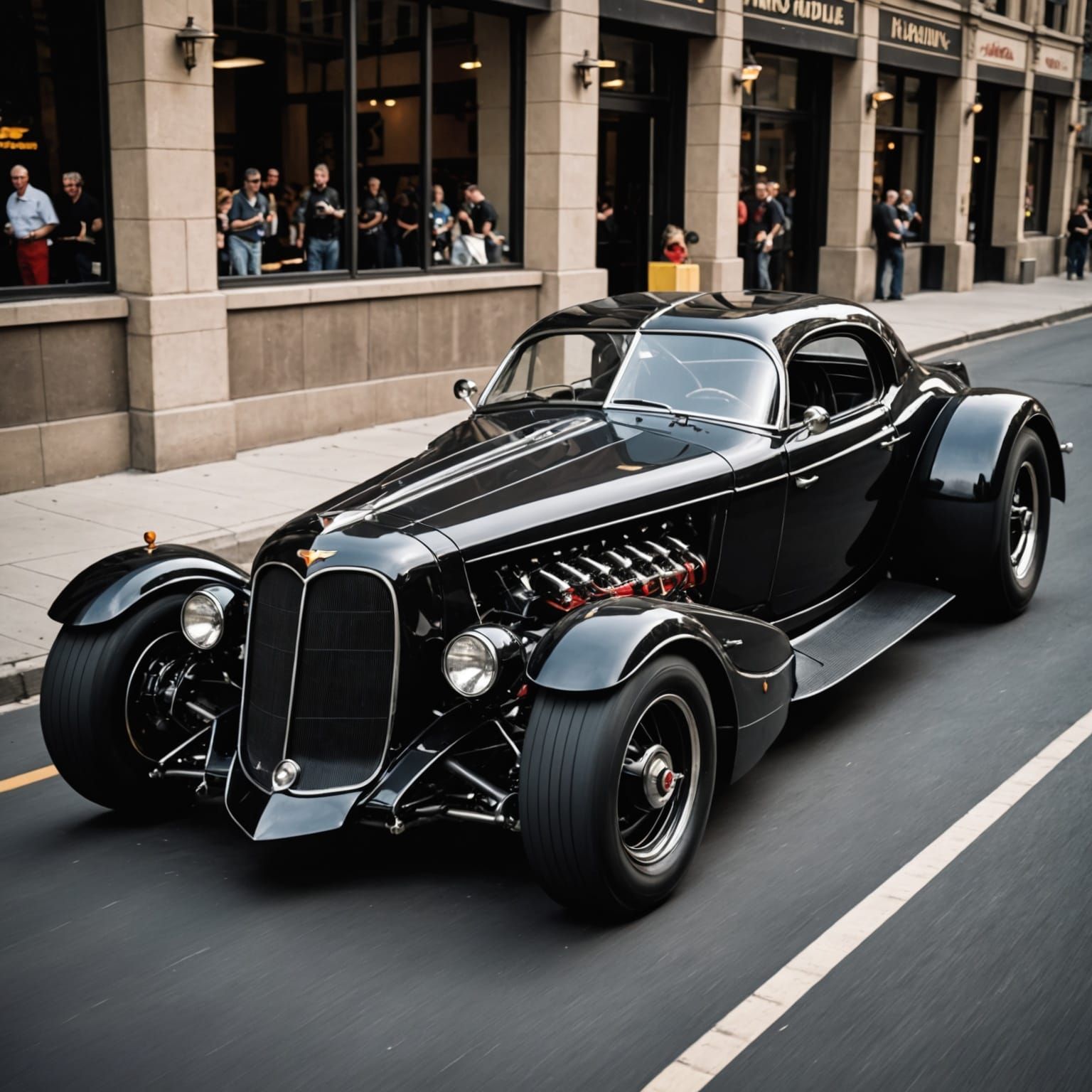 Batmobile Inspired Hotrod Concept Car