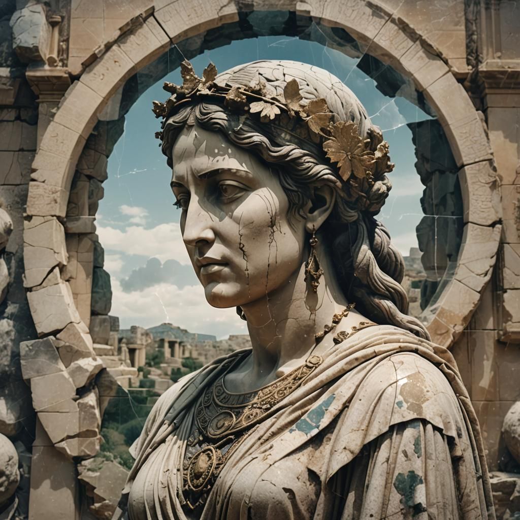 Iodama, priestess of Athene who was turned to stone