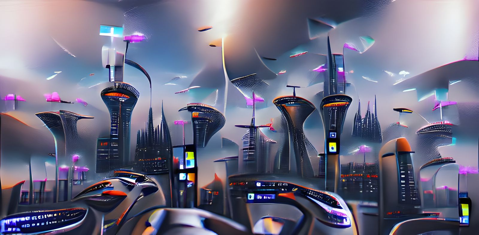 Vibrant Metropolis of the Future