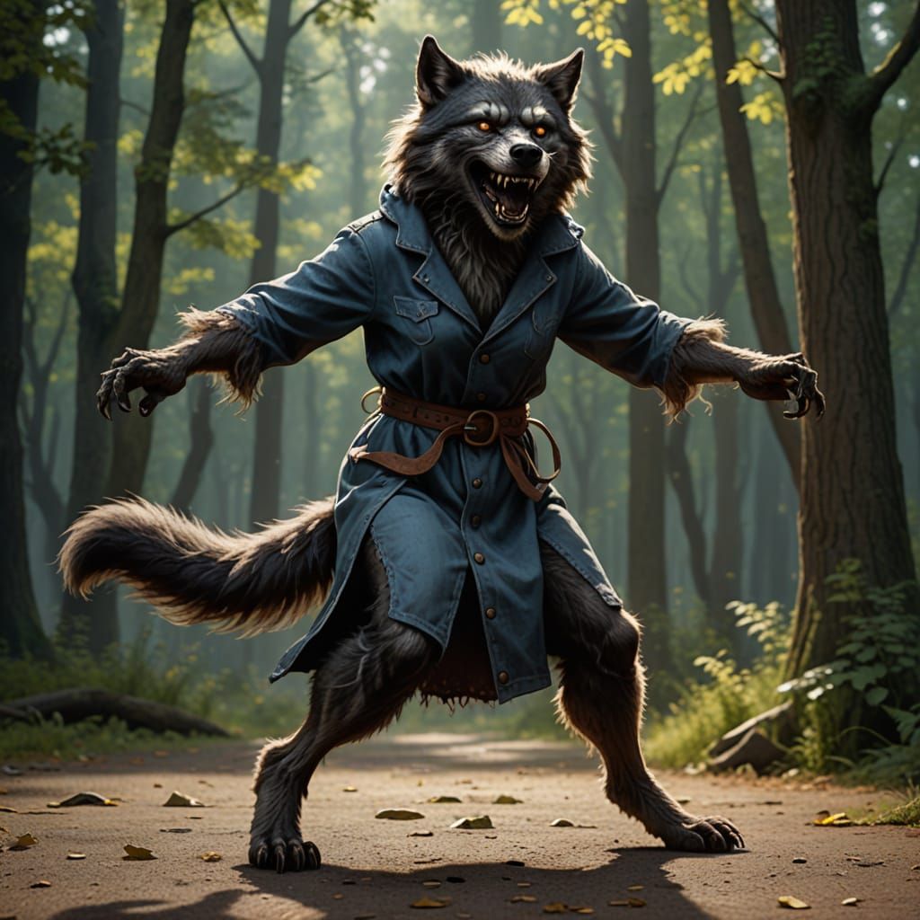 Werewolf in Rapturous Dance