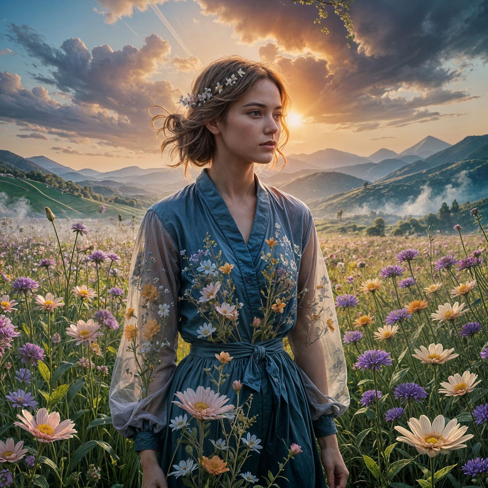 Double Exposure Nature Fusion in 8K Resolution