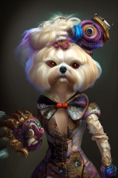 Maltese Terrier princess