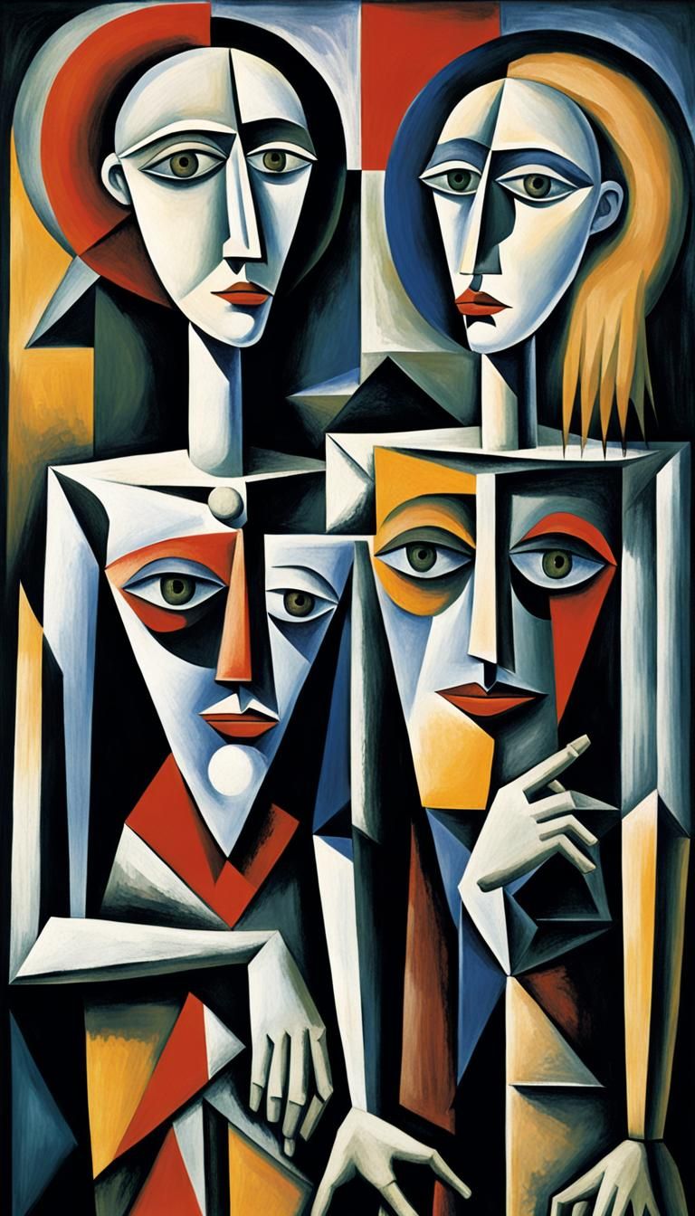 Cubist Dance Macabre: Multiplicity of Selves