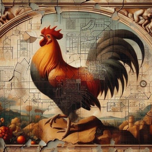 Renaissance Fresco Decays into Digital Ruins