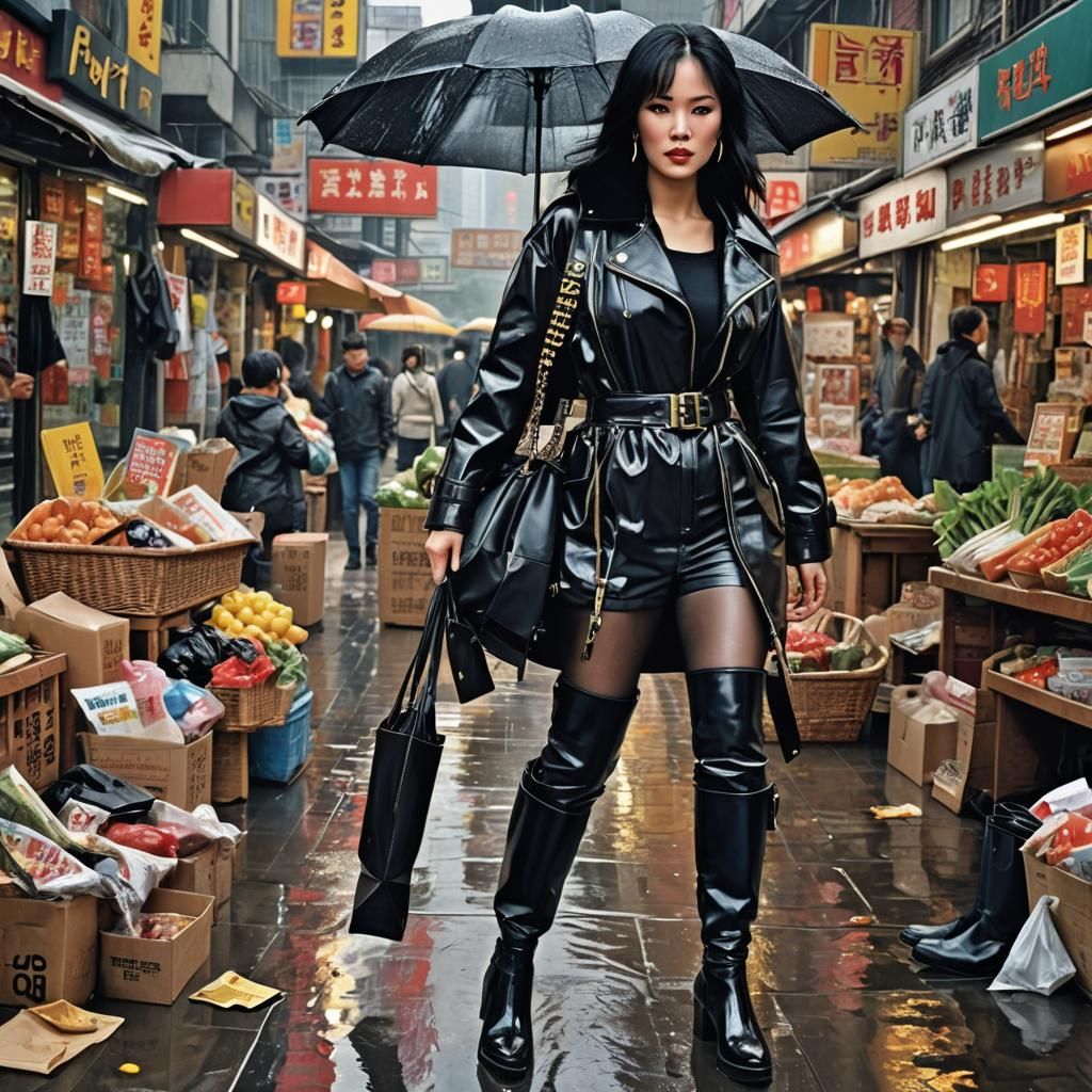 AI Girlfriend on Magazine Cover in Hyperrealistic Style