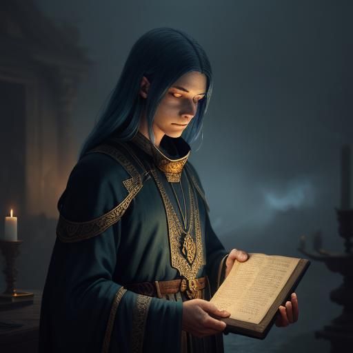 Nostradamus: Mystical Realism in Candlelit Prophecy