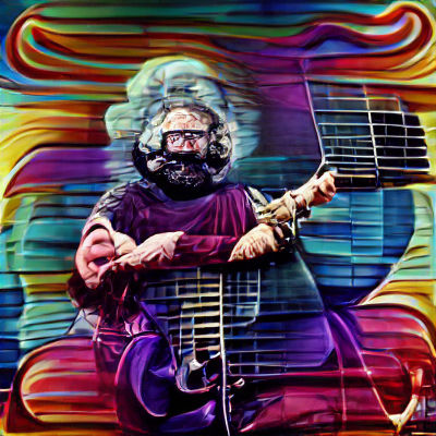 Psychedelic Portrait in Vibrant Colors