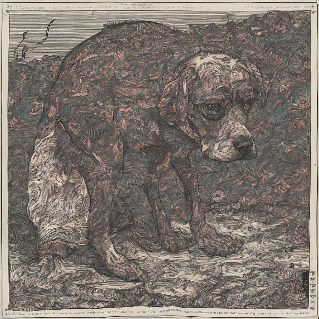 Decrepit age that has been tied to me 
As to a dog's tail