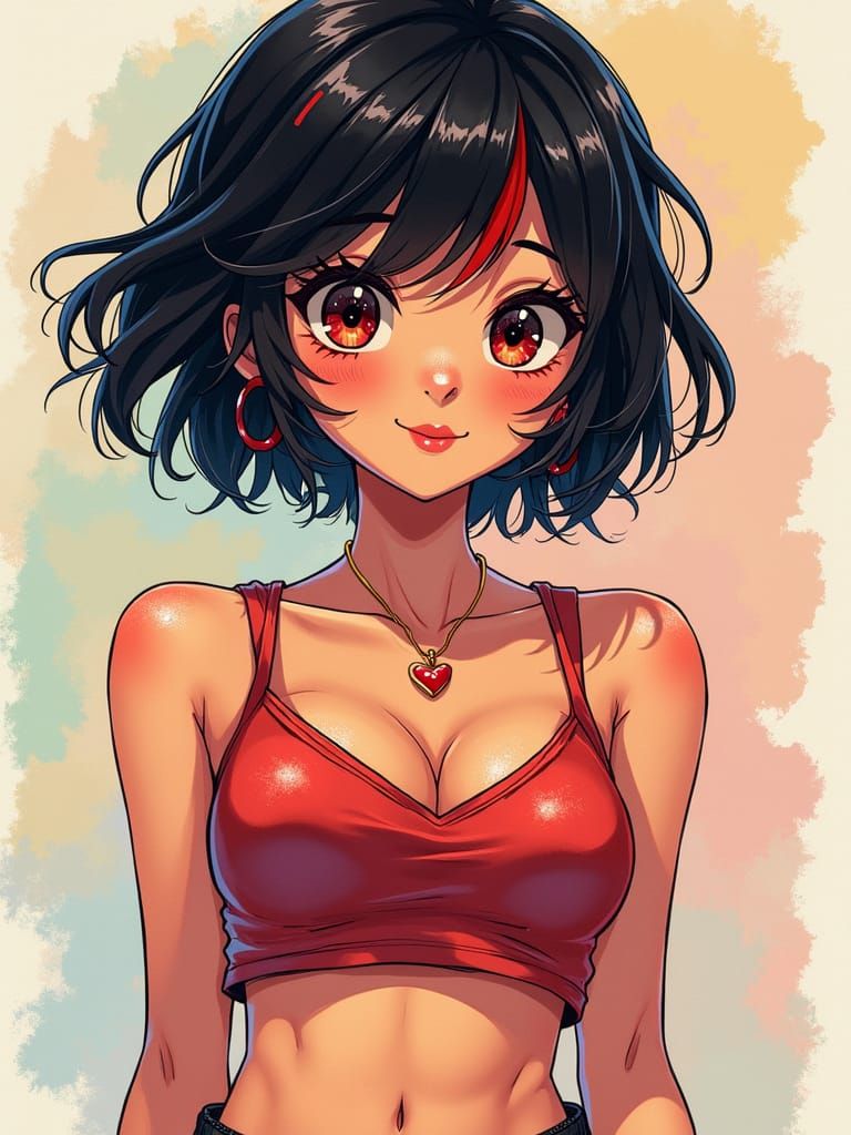 Sporty Anime Girl (Flux)