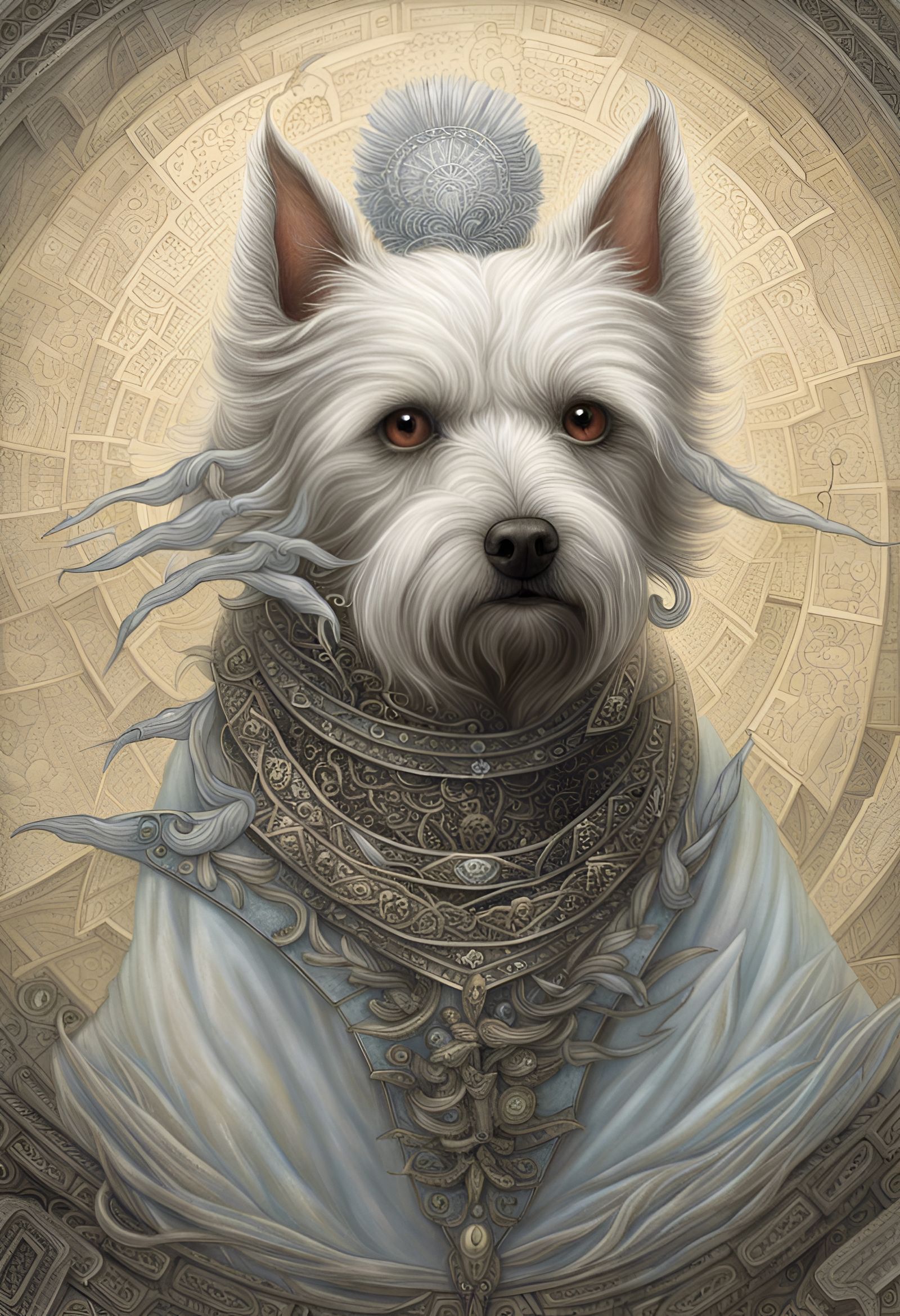 Westie Formal Portrait