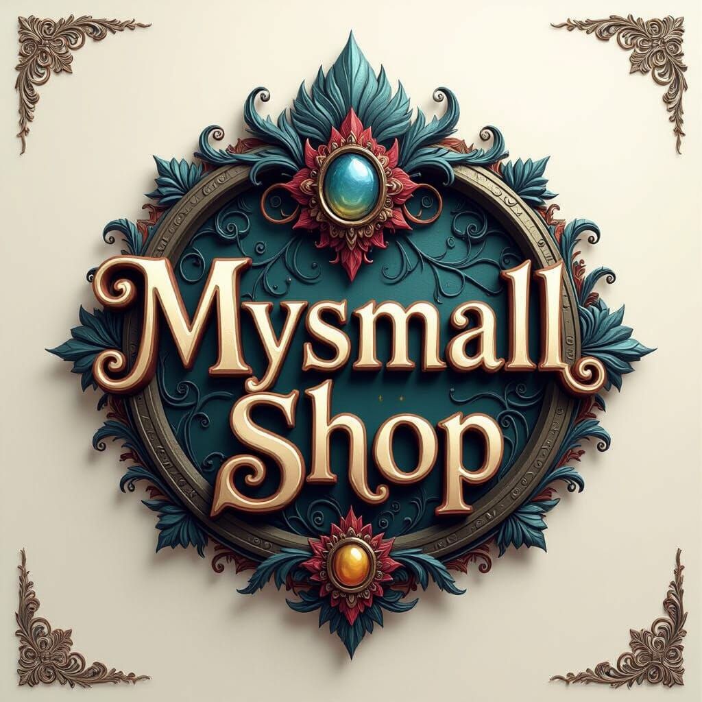 Fantasy Concept Art Logo for Mysmall Shop