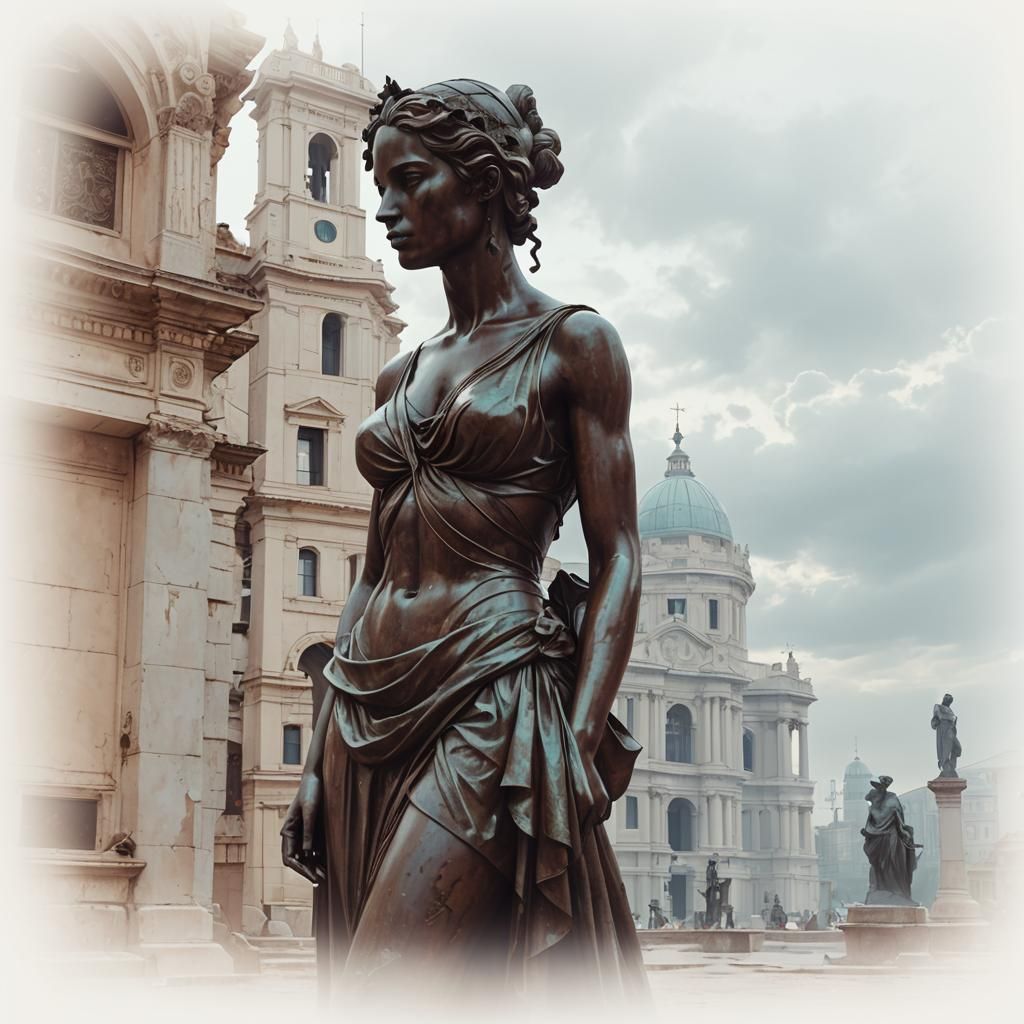 Statue of a young venus