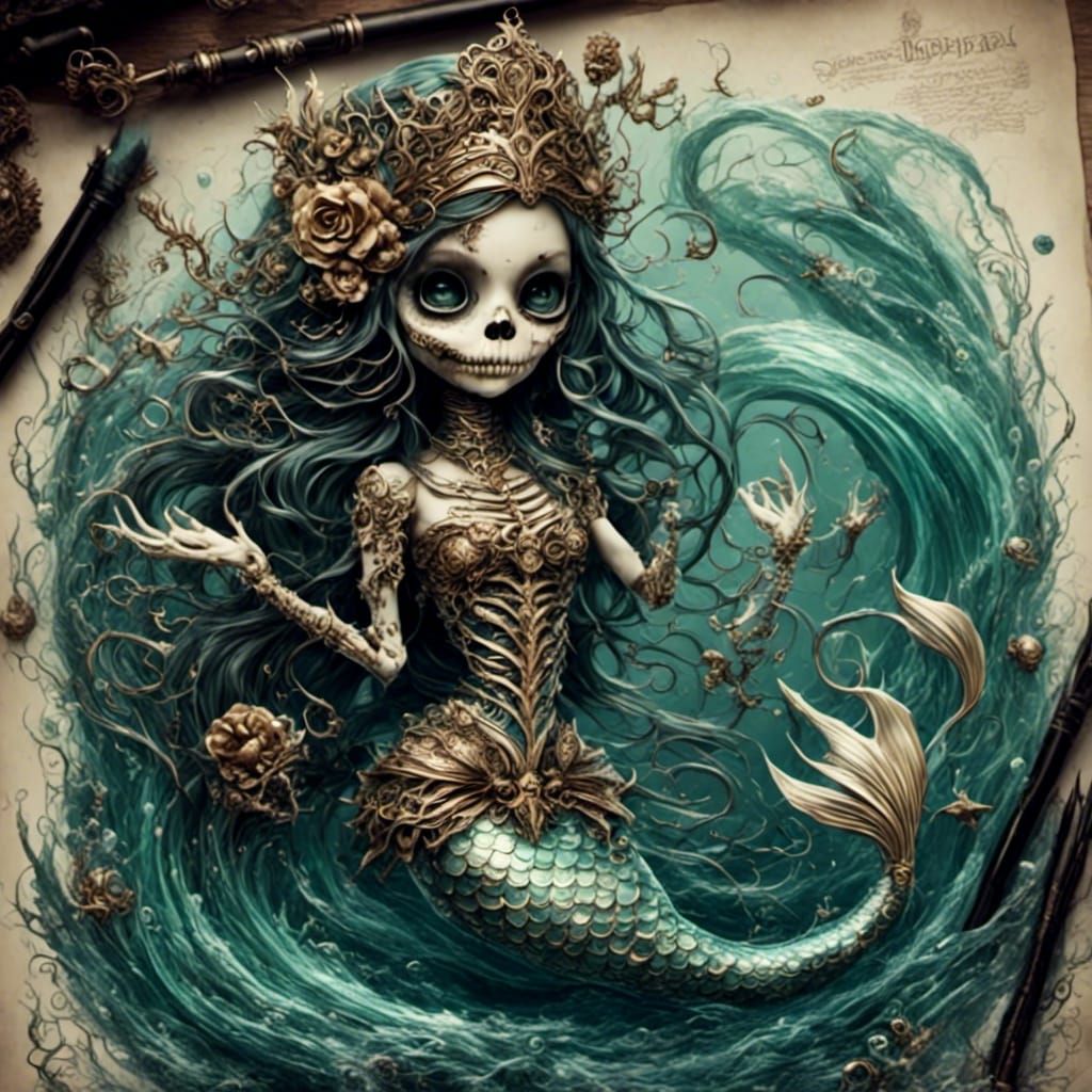 Mermaid art