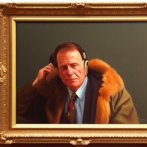 Scammer in Oil Painting Style