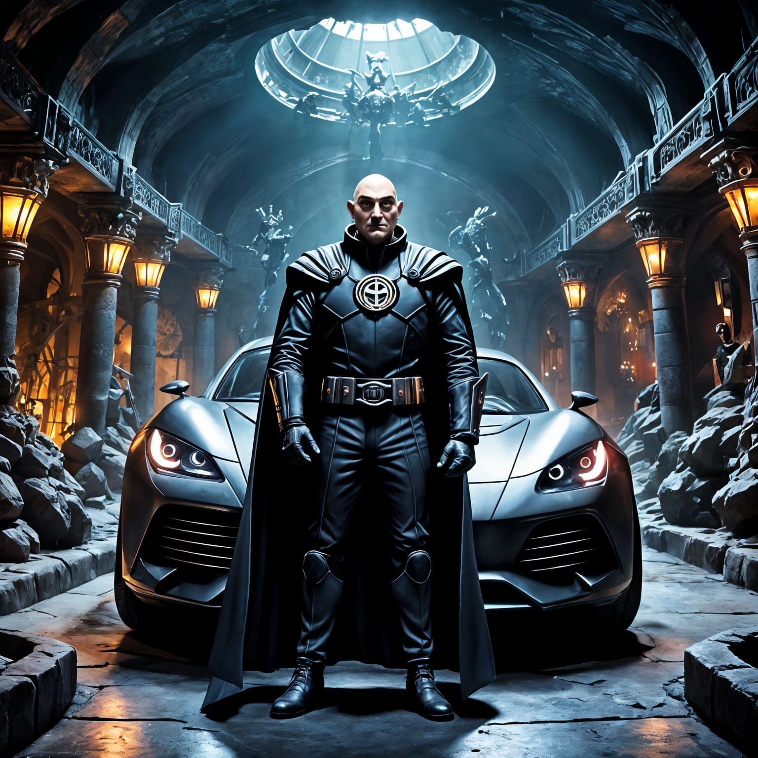 Super Villain Gru's Ornate Underground Lair