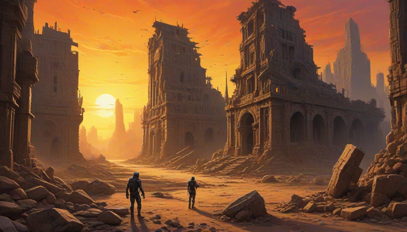 Robotic Archaeologists Discover Ancient City Ruins in Retro ...