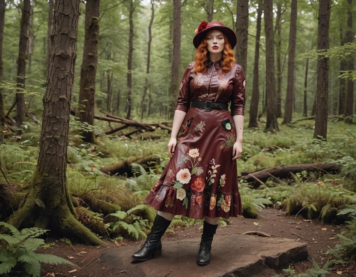 Beautiful ginger 1920s woman