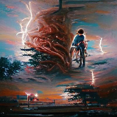 Stranger Things: Oil Painting in Gurney Style