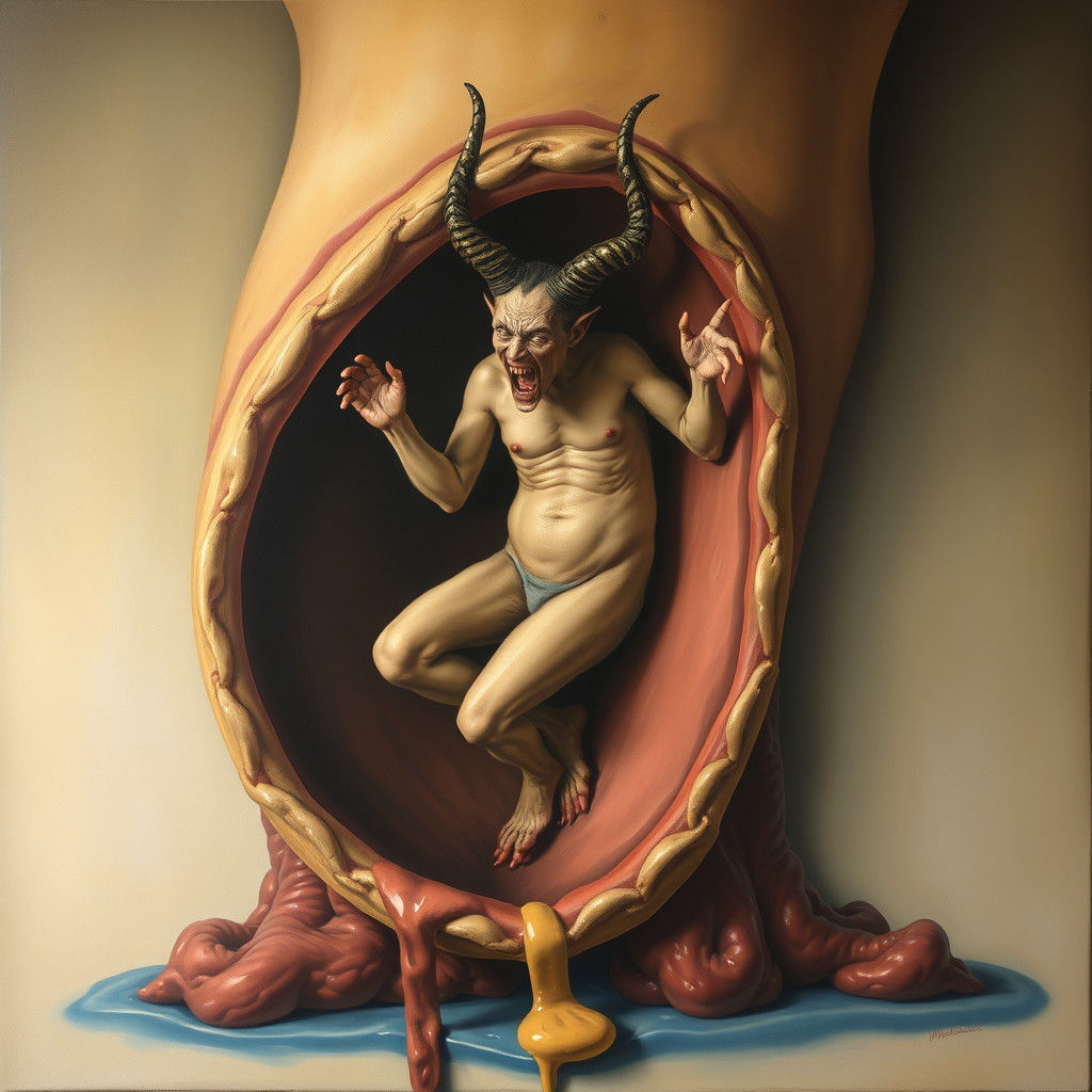 Demon Living in a fallopian tube