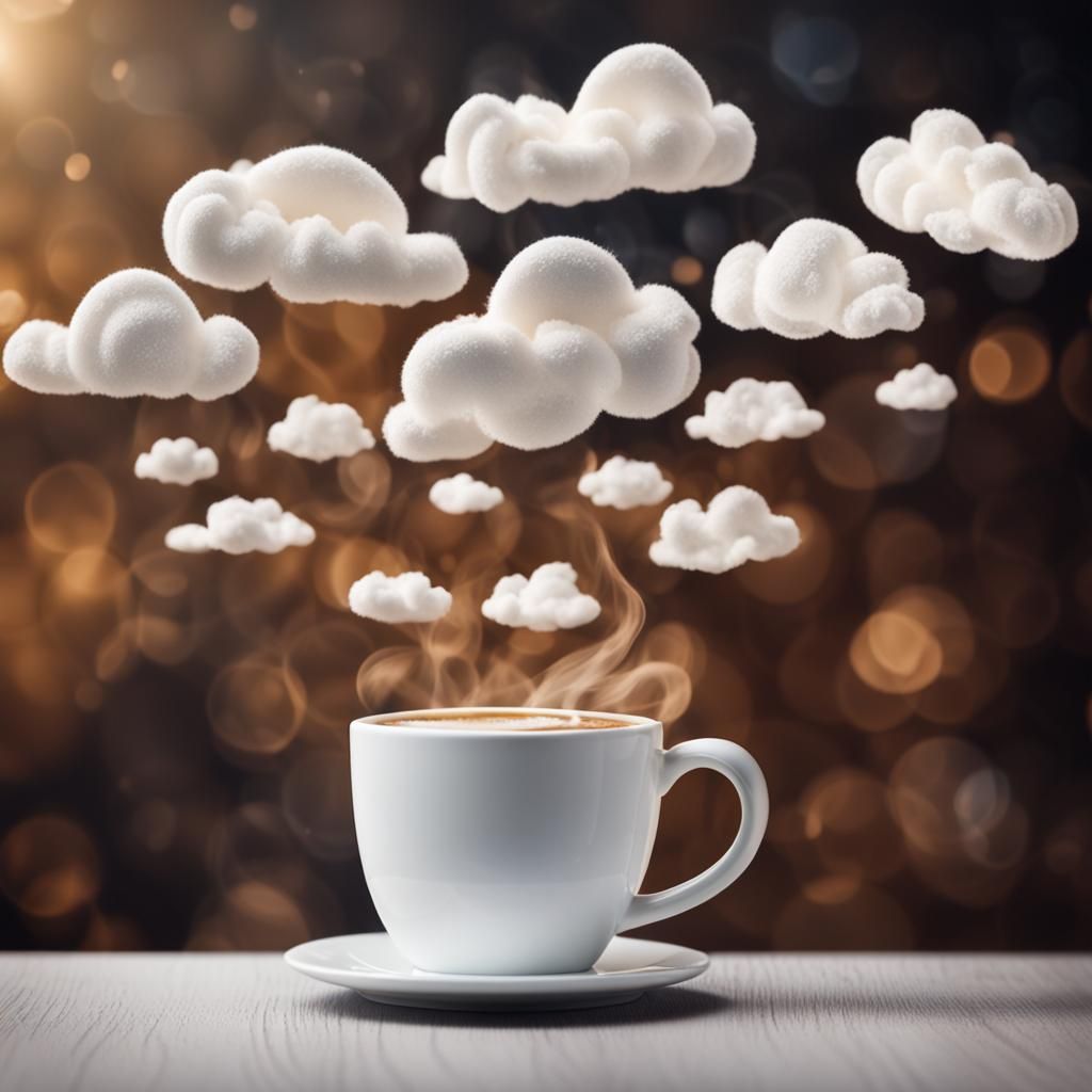 Coffee Cup Clouds in Professional Photography