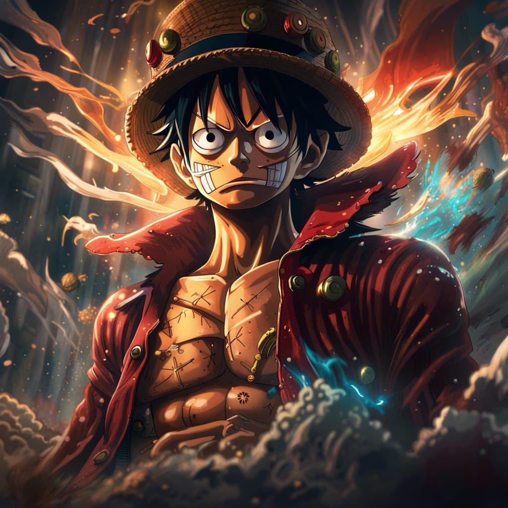Monkey D. Luffy: Dark Fantasy Concept Art