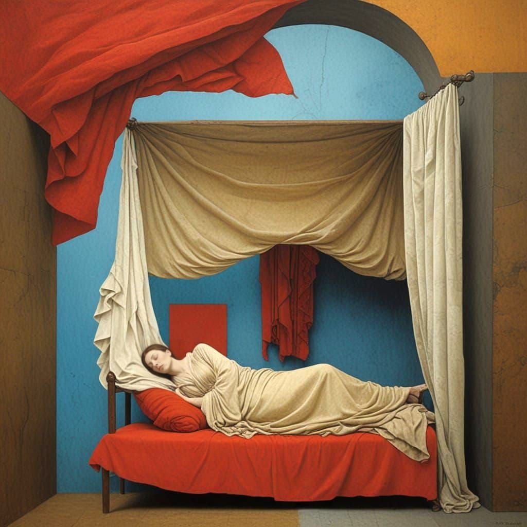 Whispers of Dreams in an Abstract Tapestry