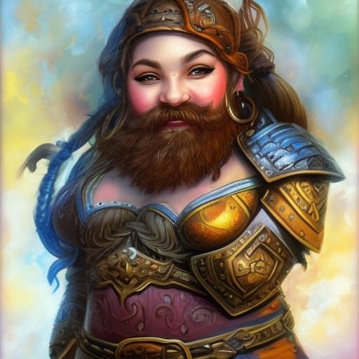 Dwarven Woman with No Arms
