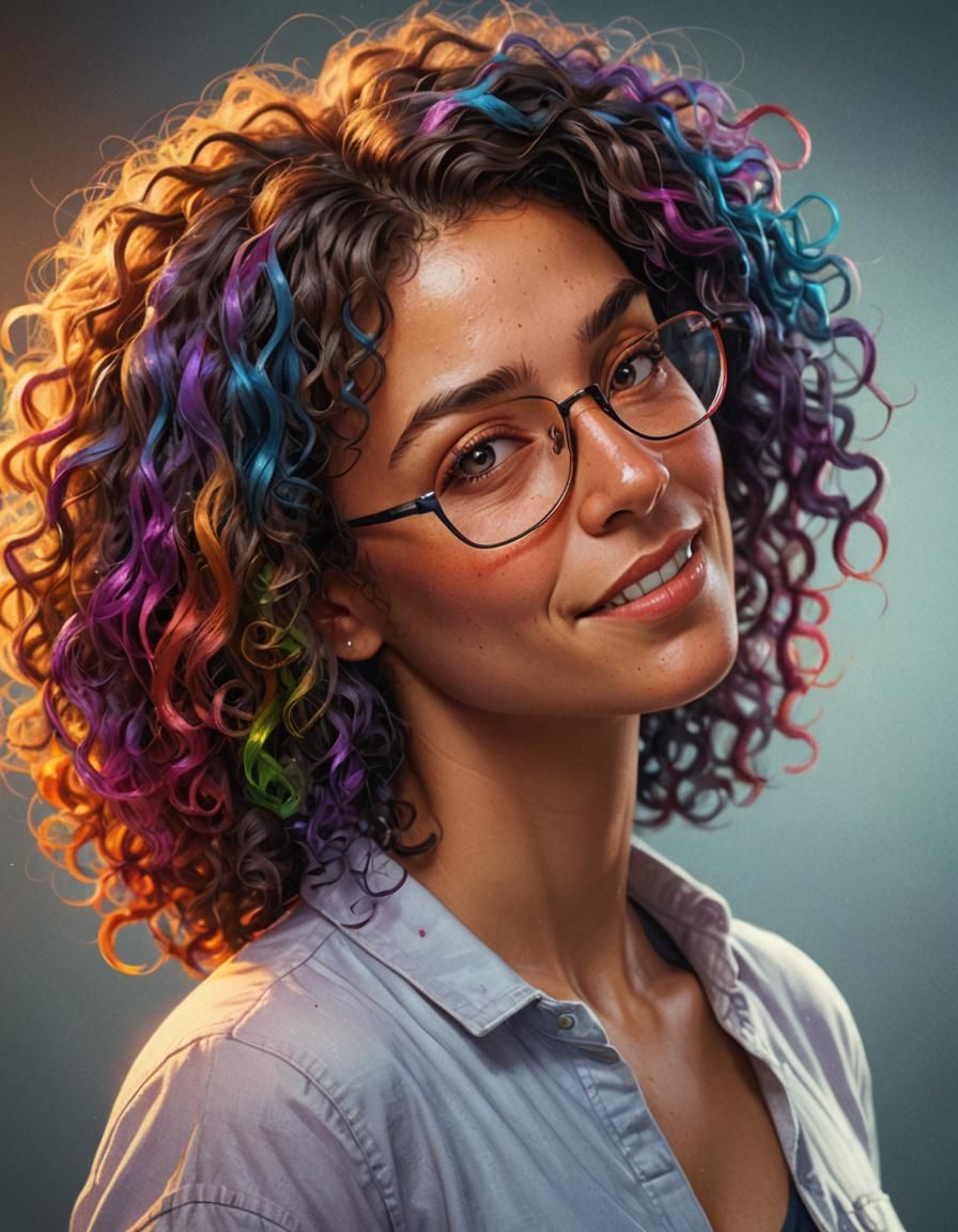 Elegant Architect with Determined Smile